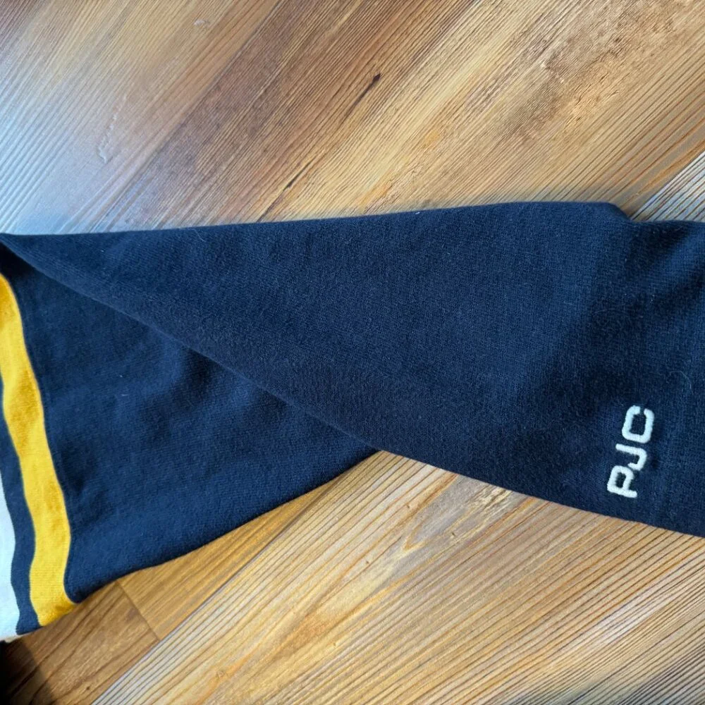 Vintage Ralph Lauren Polo Jeans Co Pullover LS 3D Hockey Football Style Sz Large